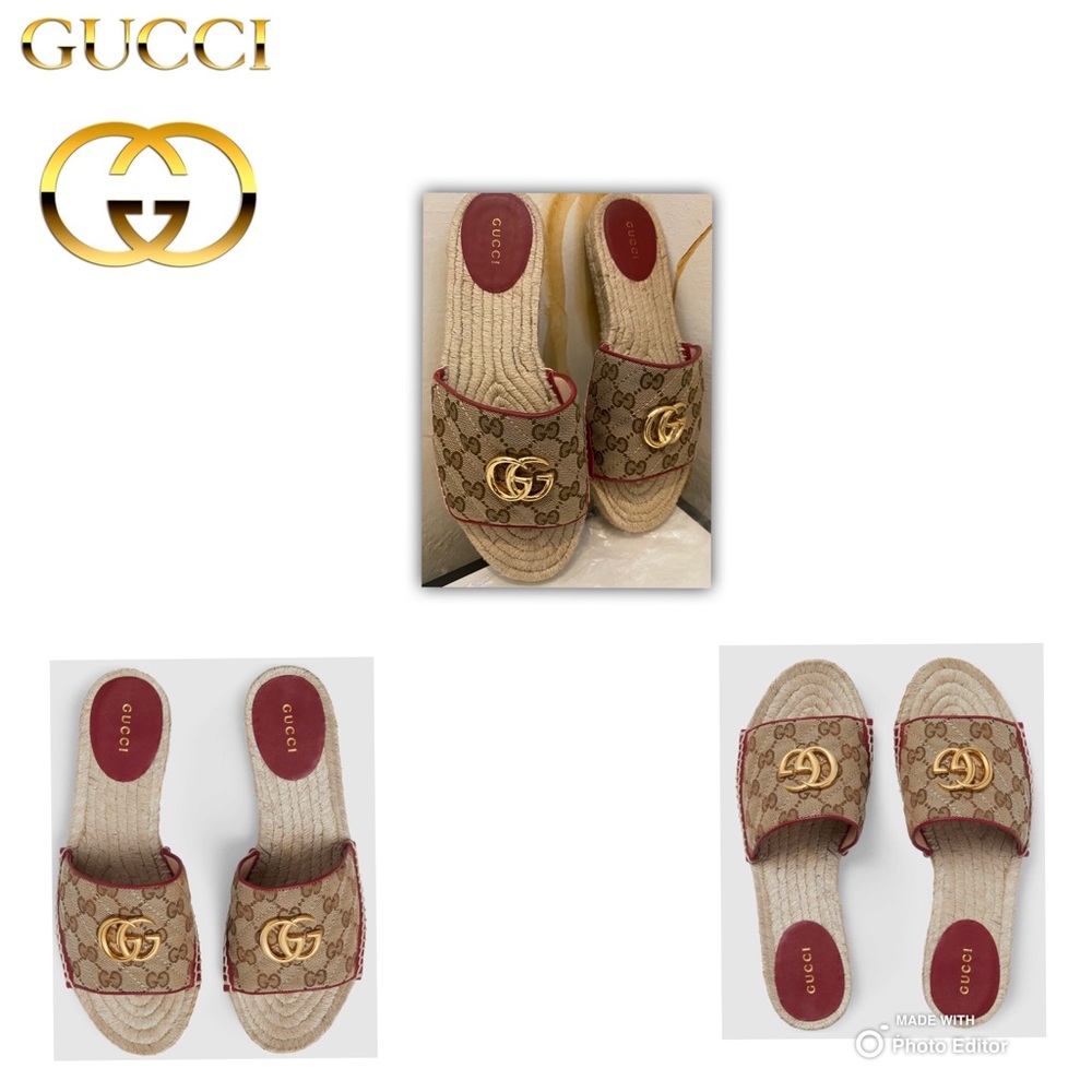 Gucci GG Sandals (Excellent Condition)